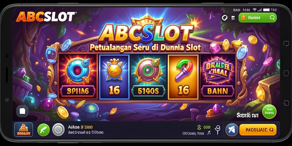 Tampilan gameplay yang menakjubkan dari ABCSLOT dalam petualangan slot.