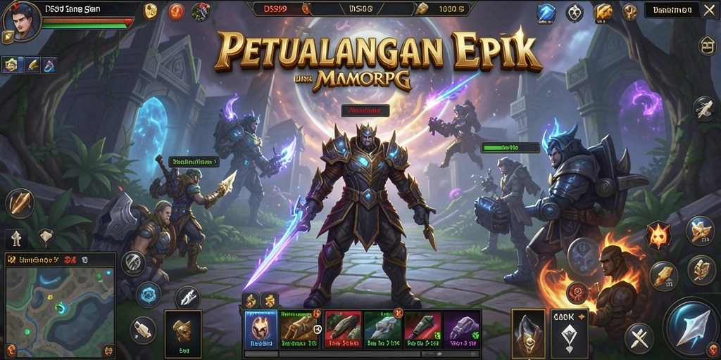 Gameplay menarik di dalam dunia fantasi <strong>DS99</strong>.