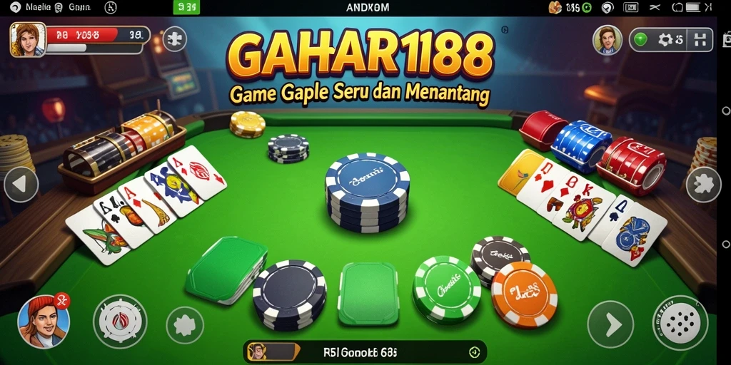 Tampilan gameplay seru GAHAR188 dengan teman-teman.