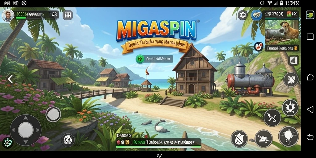 Gameplay MIGASPIN yang mendebarkan di dunia Open World.
